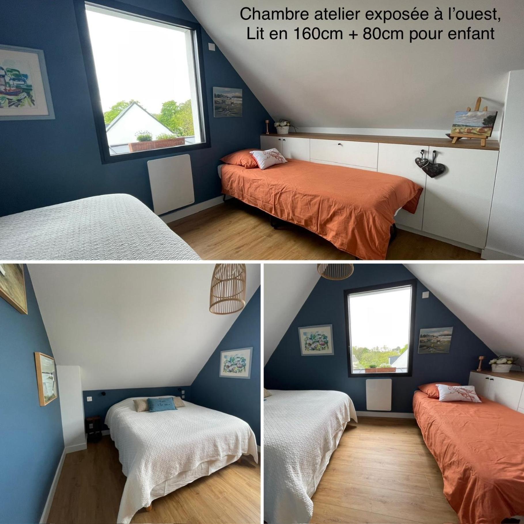 Ty Glazu Doelan Espace 60M2, Port& Criques A Pied, 2 Chambres Privees Au 1Er Etage, Sdb, Wc Separe Клоар-Карноэ Экстерьер фото